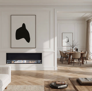 Decoflame Net Zero Emission F6 Fireplace Insert - Smart Home Control & 20.5 to 80 Hour Long Burn Times