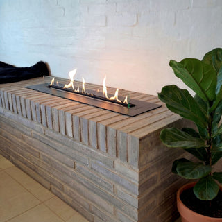 Decoflame BEV Net Zero Emission F6 Fireplace Insert - Smart Home Control & 20.5 to 80 Hour Long Burn Times