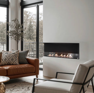 Decoflame Net Zero Emission F6 Fireplace Insert - Smart Home Control & 20.5 to 80 Hour Long Burn Times