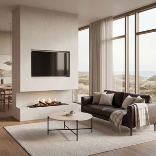 Decoflame BEV LogicWood Fireplace - Smart Control & 20.5 to 80 Hour Long Burn Times