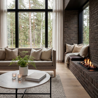 Decoflame BEV LogicWood Fireplace - Smart Control & 20.5 to 80 Hour Long Burn Times
